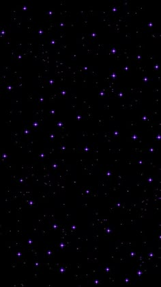 an image of the night sky with stars all over it in purple and blue colors