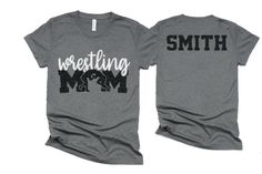 Glitter Wrestling Mom Shirt | Wrestling Mom Shirt | Cute Wrestling Shirt | Short Sleeve |  Bella Canvas T-shirt | Customize Colors PLEASE READ BEFORE ORDERING Please read full description before ordering we cannot be responsible for mistakes made by not reading the full description. ORDERING INSTRUCTIONS: 1. Select your Garment Size/Color Each size must be selected separately. Please do NOT leave a list of sizes in the notes. This will delay your order 2. In the Personalization Section(Add reque Drumline Shirts, Band Mom Shirts, Wrestling Shirt, Scripture Shirt, Bulls Shirt, Wrestling Shirts, Wrestling Mom, Baseball Tee Shirts