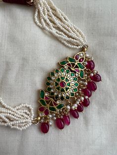 Emerald Choker, Ruby Necklace Designs, Antique Choker