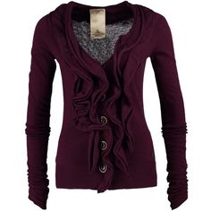 khujo HOOK Cardigan mauve ($91) ❤ liked on Polyvore featuring tops, cardigans, sweaters, purple, v neck cardigan, print cardigan, purple cardigan, long sleeve cardigan and patterned cardigan Cardigan Purple, Cardigan Long Sleeve, Purple Cardigan, Purple Long Sleeve, Chambray Top, Flannel Tops, Patterned Cardigans, Collar Cardigan, Cardigan Long