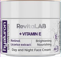 Universal eBay Template Free UK Delivery Free Returns Customer Satisfaction Guaranteed Top Customer Feedback RevitaLAB Hyaluron Anti-Ageing Cream, 50 milliliters (Pack of 2) | Ages 60 - 75 | Vitamin A (Retinol), Vitamin E, Liquorice Root Extract, Hyaluronic Acid | Day and Night Cream Product Description OUR PROMISE TO YOU - 100% Guarantee! If you're not completely happy with your purchase, don't hesitate to drop us a line - we'll make sure you get a FULL, NO-HASSLE REFUND, no questions asked refund on the RevitaLAB Hyaluron Anti-Wrinkle Cream! Product Features HYALURON anti-aging and skin brightening cream for DRY, DAMAGED, and MATURE skin. This anti-ageing face moisturizer contains licorice root extract, vitamin E, and hyaluronic acid renowned for their superior lightening, antioxidant an Face Lift Cream, Night Face Cream, Lifting Facial, Cream Serum, Brightening Cream, Licorice Root Extract, Anti Aging Face, Face Lift, Anti Wrinkle Cream