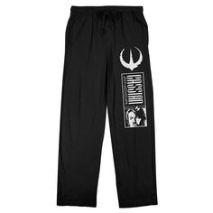 The force is strong with these men's Star Wars pajama pants. The force is strong with these men's Star Wars pajama pants. Drawstring elastic waistband Fly front 2-pocketFIT & SIZING Approximate 32-in. inseam Relaxed fitFABRIC & CARE Cotton Machine wash Imported Color: Black. Gender: male. Age Group: adult. Star Wars Andor, Star Wars Series, Star Wars Pajamas, Adult Pajamas, Star Wars Men, The Force Is Strong, Sleep Pants, New Star Wars, Pants Large