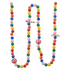 the letter j is made out of candy