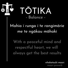 a black and white photo with the words totika balance in front of it