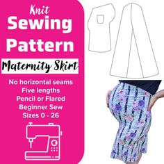 the sewing pattern for this skirt is very easy to sew