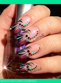 Nails Grunge, Nail Artwork, Abstract Nail Art, Purple Nail Designs, Pretty Nail Art Designs, Design Nails, New Nail Art, Pretty Nail Art, Nail Polish Designs