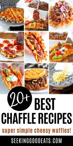 the top 20 best chaffle recipes to make for your next party or special occasion