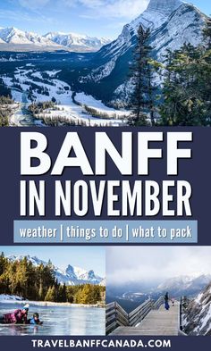 the banff in november travel guide