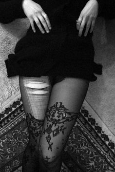 Untitled | by (Eric Rose) Stocking Aesthetic, Legs Aesthetic, Portrait Advertising, Rose Portrait, Goth Outfit Inspo, Rosé Portrait, Black Stocking, Advertising Fashion, Olivia Cooke