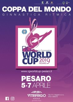 the poster for the world cup is shown in pink and purple colors with an image of a