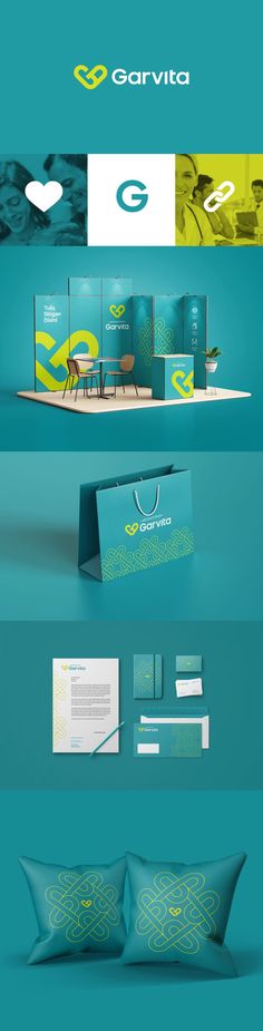 https://www.behance.net/gallery/136359745/GARVITA-Brand-Identity-by-Jefry-Abrianto Brand Identity For Graphic Designer, Logo Presentation Design Identity Branding, Logo Brand Identity Design, Visual Identity Design Branding Inspiration, Medical Brand Identity, Brand Design Presentation, Corporate Branding Design Inspiration, Colorful Branding Design Visual Identity, Medical Design Graphics