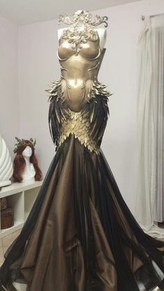 Couture Fashion | Worbla's Finest Art Gaun Abad Pertengahan, Fantasy Dresses, Mode Inspiration