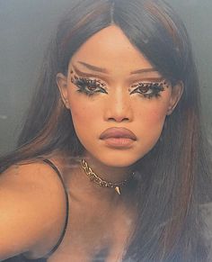 Tiger Makeup, Alt Makeup, Oh My Goddess, Smink Inspiration, Alternative Makeup, Aesthetic Streetwear