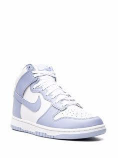 Shop Nike Dunk High sneakers "Aluminum" with Express Delivery - FARFETCH Nike Dunk High Aluminum, Dunk High Aluminum, High Top Nike Shoes, Dunks High, Nike Fashion Shoes, Pretty Shoes Sneakers