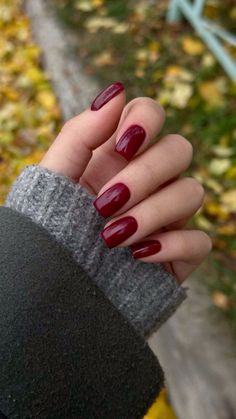 Kutek Disney, Wine Nails, Maroon Nails, Smink Inspiration, Classy Acrylic Nails, Makijaż Smokey Eye, Thanksgiving Nails, Autumn Nails, Classy Nails