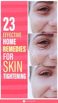 Skin Tightening Remedies, Dru Hill, Remedies For Skin, For Skin Tightening, Beauty Hacks That Actually Work, Tighten Facial Skin, Home Remedies For Skin, Grow Old