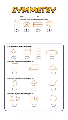 the worksheet shows how to draw shapes and numbers in different ways, including lines