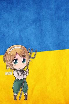 Hetalia Ukraine Wallpaper Ukraine Hetalia, Hetalia Fanart, Hetalia Axis Powers, Chibi Drawings, Axis Powers, Iphone Wallpapers, Hetalia, My Sister, Ipod