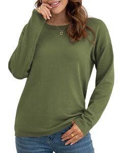 PRICES MAY VARY. Feature:50%VISCOSE+28%POLYESTER+22%NYLON.Relaxed Fit,soft and stretchy,chunky and stretch,fLsoft and silky smooth,our ultra-soft sweater yarn will wrap you in comfort all day long.(this women sweater is a little run big) Style: This pullover sweater is featured with crew neck,color block,knit,long sleeves,drop shoulder,and in causal and loose style. Design:It features subtle cropped length,crew neckline,drop shoulder,diagonal stripes print will make you more charming,it has colo Solid Color Sweater, Sweater Tops, Textured Sweater, Makes You Beautiful, Diagonal Stripes, Soft Sweater, Women Sweater, Loose Style, Pullover Sweater Women