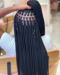 Small Box Braids Hairstyles, Knotless Braided Wig, Small Box Braids, Individual Braids, Big Box Braids Hairstyles, Box Braids Hairstyles For Black Women, Afrikaanse Mode