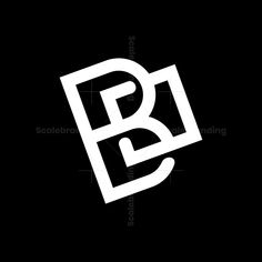 the letter b is made up of letters that appear to be black and white,