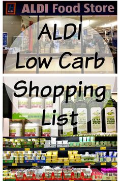 ALDI Low Carb Shopping List + Ketogenic Diet Foods Grocery Haul Video – Ultimate ALDI Keto list of products to seek out at ALDI that are Ketogenic Diet friendly. Keto List, Low Carb Shopping List, Aldi Recipes, Keto Shopping List, Diet Breakfast Recipes, Low Carb Dinner Recipes, Ketogenic Diet Recipes, Diet Foods