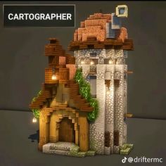 an image of a building made out of lego bricks with the caption cartotagrapher