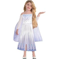 Your little one is ready to go into the unknown in Elsa's epilogue gown that features an icy diamond pattern and a regal cape. Snow Queen Dress, Olaf Costume, Elsa Frozen Costume, Magic Kids, Disney Princess Costumes, Costume Disney, Elsa Costume, Frozen Costume, Princess Kids