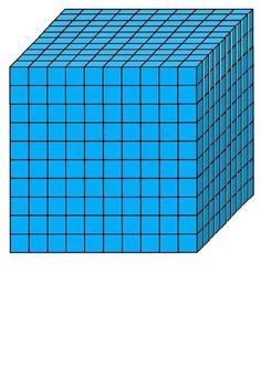 a blue cube is shown in the shape of a rectangle