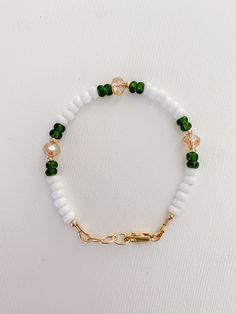 Bracelets are made with extra links to extend the size 1/2 inch beyond the size you ordered  It is recommended that you take off the bracelets when you are not supervising your child Toddler Bracelet, St. Patrick’s Day, Baby Bracelet, Mom Baby, Jewelry Beaded, St Pattys, Girl Mom, Creative Crafts, St Patricks