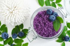 Blueberry Juice: Top 10 Benefits, Risks, Recipes, and More - Tastylicious Easy Sugar Scrub Recipe, Easy Sugar Scrub, Lemon Sugar Scrub, Body Scrub Recipe, Sugar Scrub Homemade, Lemon Essential Oil, Sugar Scrub Recipe