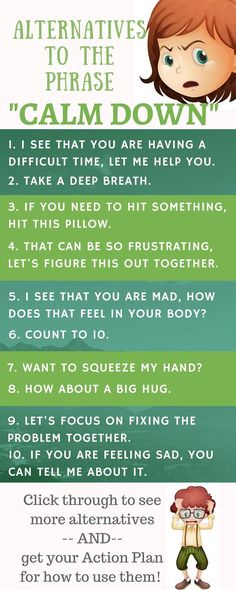 Telling a child to "calm down" communicates that they aren't allowed to experience anger or other feelings.: // Child therapy tips, parenting tips Uppfostra Barn, Conscious Discipline, Behavior Management, School Counseling, Coping Skills, Positive Parenting, Calm Down