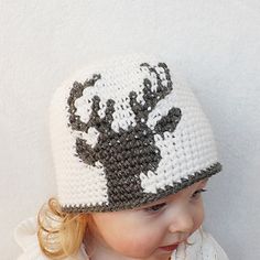 Page10_small2 Hand Pattern, Mochila Crochet, Beau Crochet, Crochet Deer, Expecto Patronum, Confection Au Crochet, Crocheted Hats, Deer Silhouette, Bonnet Crochet