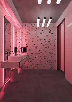 interior design, neon Neon Bathroom, Club Design Interior, Glitter Room, Interior Deisgn, Dream Bath, Bar Interior, Bathroom Inspiration Decor