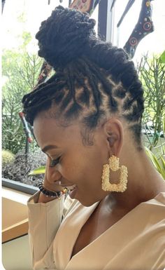 Female Loc Styles, Loc Styles For Women, Understood The Assignment, Natural Hair Beauty