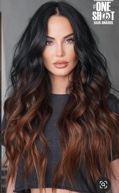 Hair Balayage Ideas, Balayage Techniques, Balayage Ideas, Rambut Brunette, Long Bobs, Black Hair Balayage, Hoco Hairstyles, Long Hair Color