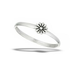 Daisy Flower Promise Ring .925 Sterling Silver Minimalist Band Jewelry Female Male Unisex Size 7 All our silver jewelry is crafted from .925 silver also commonly referred to as sterling silver. Sterling silver is the standard for beautiful high-quality silver jewelry and cannot be replicated by lower priced silver plated jewelry. It is 92.5% pure silver, mixed with alloys to add strength and durability to stand the test of time. Keep your fine jewelry shiny and elegant by storing it properly. Je Female Male, Band Jewelry, Silver Plated Jewelry, Daisy Flower, Promise Ring, Pure Silver, Sterling Ring, Promise Rings, Women Rings