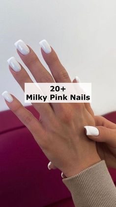 40+ Milky Pink Nails You Can't Get Around This Year brings together the best Nagel Inspo with trendy Nagellack shades. Perfect for summery nails and casual nails alike, these milky nails range from subtle, short cute classy nails to glitter pink designs. Featuring nail arts like Pink Nails OPI and subtle yet chic small classy nails, this collection has something for every style. Discover basic nails, Manikur Kuku, and even a touch of Kutek Disney charm for a playful, polished look this season.