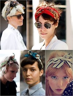 Headscarf Short Hair, Pixie Hair Accessories, Bandana Hairstyles Short, Headbands For Short Hair, Roll Hairstyle, Hair Scarf Styles, Magic Hair, Peinados Fáciles Para Cabello Corto, Julianne Hough