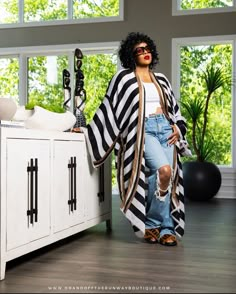 Striped Kimono, Casual Chic Outfits, Home Wear Women, Women Summer Dress, Home Wear Women Casual, Homewear Fashion, Classy Casual Outfits, Classy Casual, Home Wear