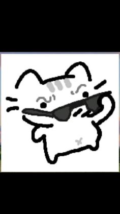 an image of a cat with sunglasses on