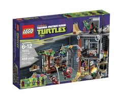 the lego teenage mutant turtles set is in its box and it's ready to be opened