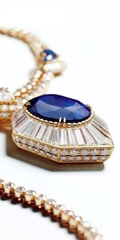 Magnificent Jewels, A Necklace, Sapphire Jewelry, Precious Gems, Gorgeous Jewelry, Exquisite Jewelry, Blue Diamond, High Jewelry, Bling Bling