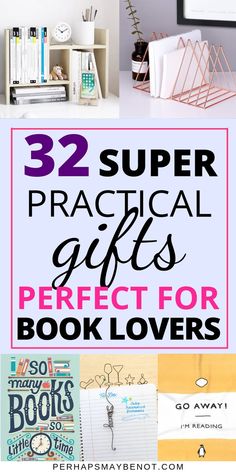 the best gifts for book lovers that are super practical and easy to put in your home