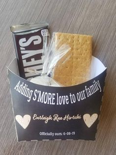 a snack box with some crackers in it and an advertise on the side