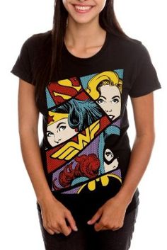 . Comic Clothes, Dc Comics Shirts, Dc Comics Girls, Geek Clothes, Superhero Shirt, Comic Book Style, Nerdy Girl, Comics Girl, Geek Girls