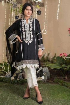 Kurta Designs Neck Design, Kurta Designs, Everyday Fashion, Latest Fashion, Tunic Tops, Lace, Sleeves, Fashion Design, Instagram Churidar, Kurti, Sleeve Designs, Affordable Fashion, Kimono Top, Cover Up, Stylish, Lace, Fabric #fashiontrend #gota #dresses #women #trendydress #pakistanidresses #pakistanidress #gotawork #workdresses #workdress Western Dresses, Affordable Fashion, Frocks, Simple Designs, Kurti, Latest Fashion Trends, Kimono Top, Dress Shoes, Dresses For Work Black Velvet Suit, Luxury Pret, Types Of Lace, Basic Wear, Chiffon Fashion, Suit Black, Lawn Suits, Suit Fabric