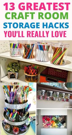 the best craft room storage hacks you'll really love