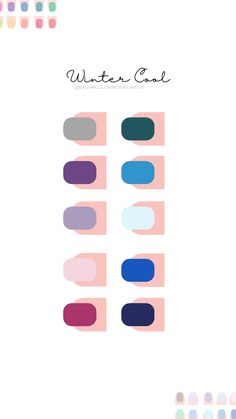 Cool Winter Color Palette Nails, True Winter Nails, Cool Winter Makeup Palette, True Winter Nail Colors, Cool Winter Color Palette Makeup, Cool Winter Hair Color Palette, Winter Cool Palette, True Winter Color Palette Outfits, Cool Winter Color Palette Outfits