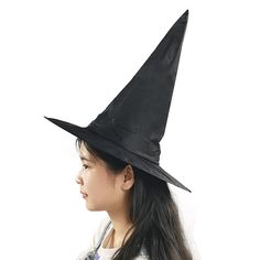 Specifications Type:Halloween Entertaining,Features:Holiday,Decorative,Subjects:Halloween Decorations,Quantity:1PC,Product Dimensions (cm):38, Photos Spooky Black Costume Hats And Headpieces For Halloween, Spooky Black Costume Hat, Black Witchy Hat For Halloween, Black Halloween Costume Hat, Black Halloween Costume Accessories For Cosplay, Witchy Black Costume For Halloween, Witchy Black Halloween Costumes, Black Witchy Halloween Costume, Black Novelty Halloween Costume Hats And Headpieces